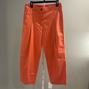 JACOB COHEN Darling Pleat Front Persimmon Ankle Pants Sz 28 NWT